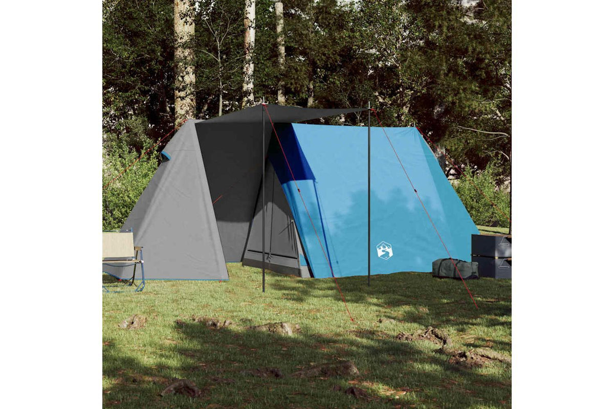 Vidaxl Camping Tent 3-person Blue Waterproof-3