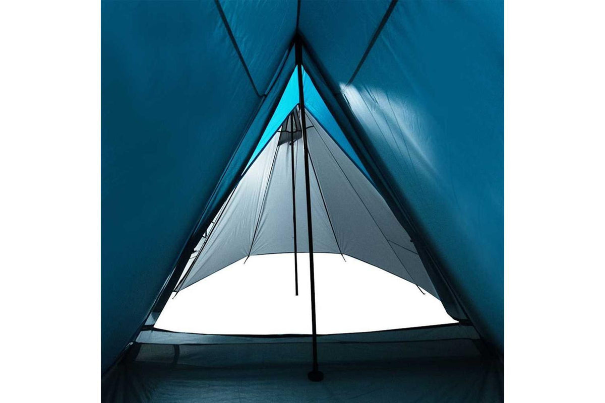 Vidaxl Camping Tent 3-person Blue Waterproof-10