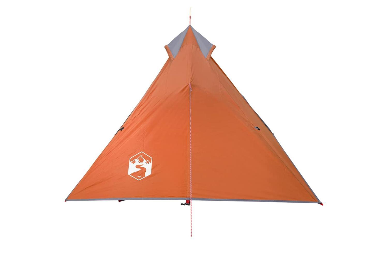 Vidaxl Hanging Tent Tipi 1-person Orange Waterproof-9