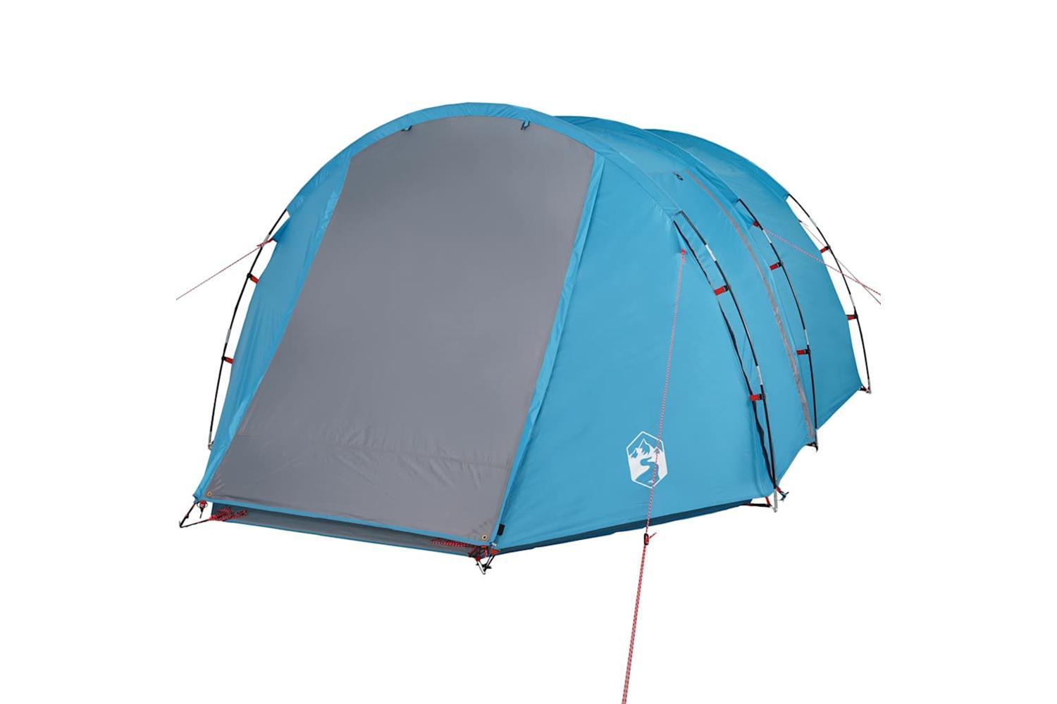 Vidaxl Camping Tent Tunnel 4-person Blue Waterproof-5