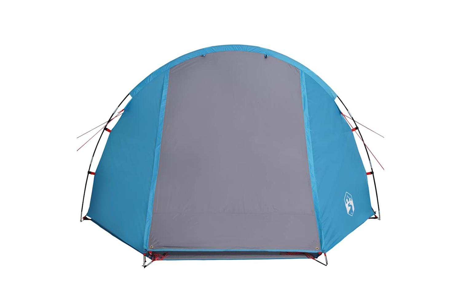Vidaxl Camping Tent Tunnel 4-person Blue Waterproof-6