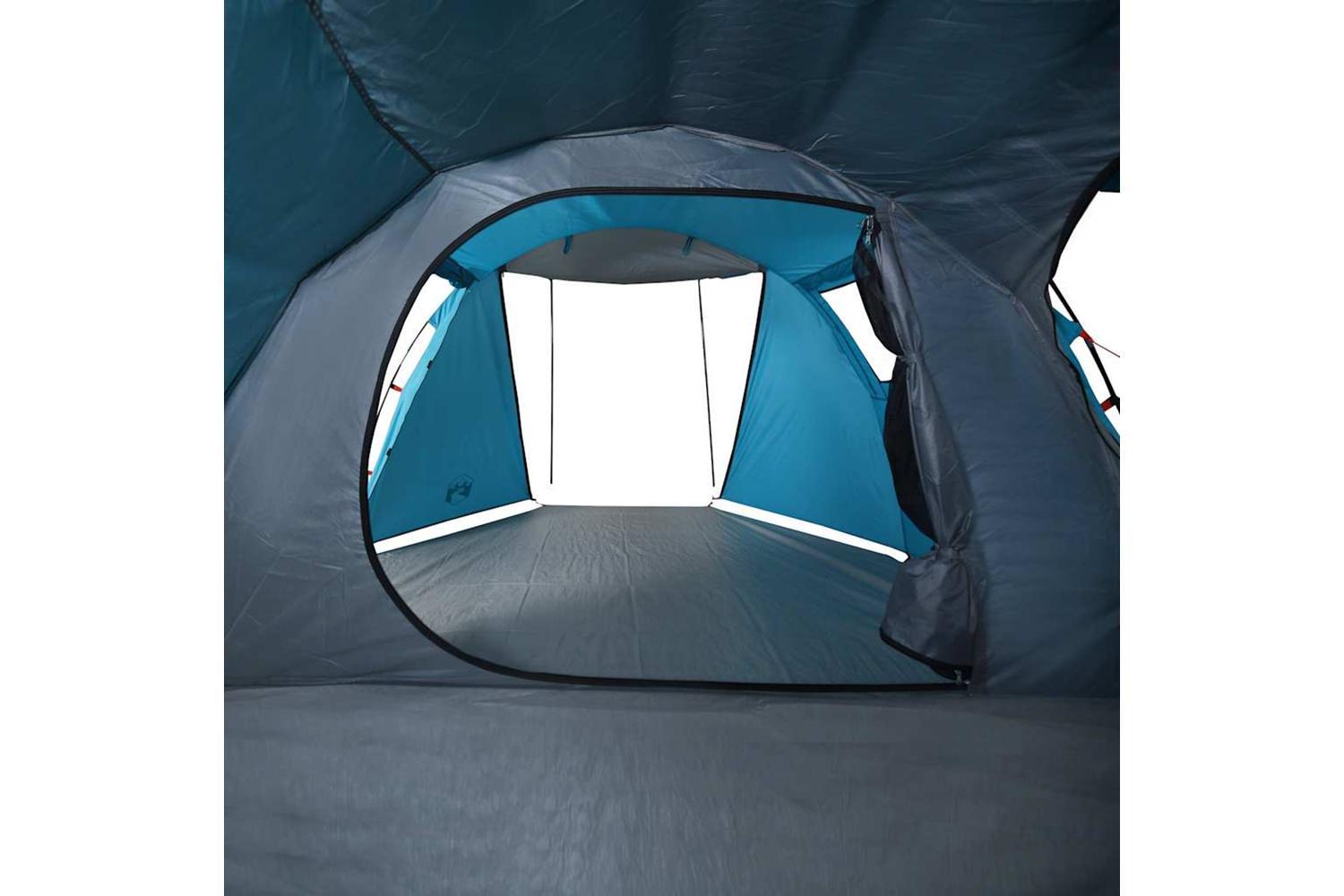 Vidaxl Camping Tent Tunnel 4-person Blue Waterproof-10