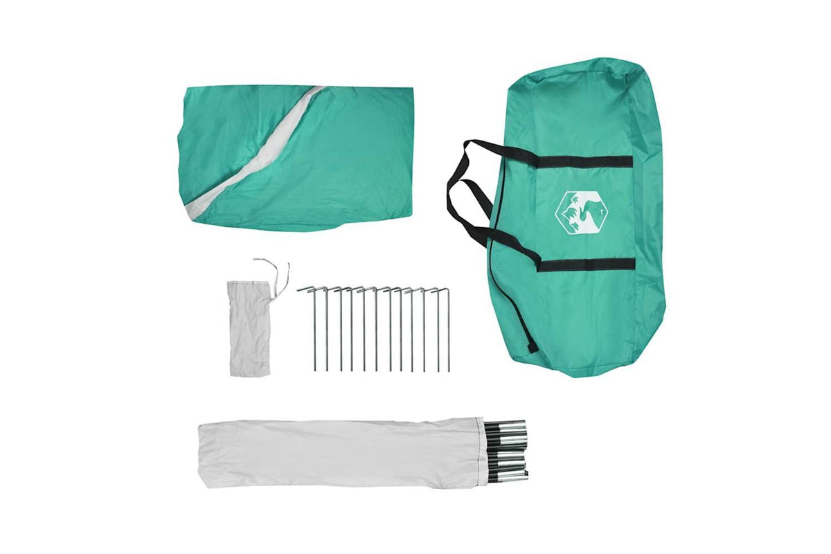 Vidaxl Party Tent Green Waterproof-8