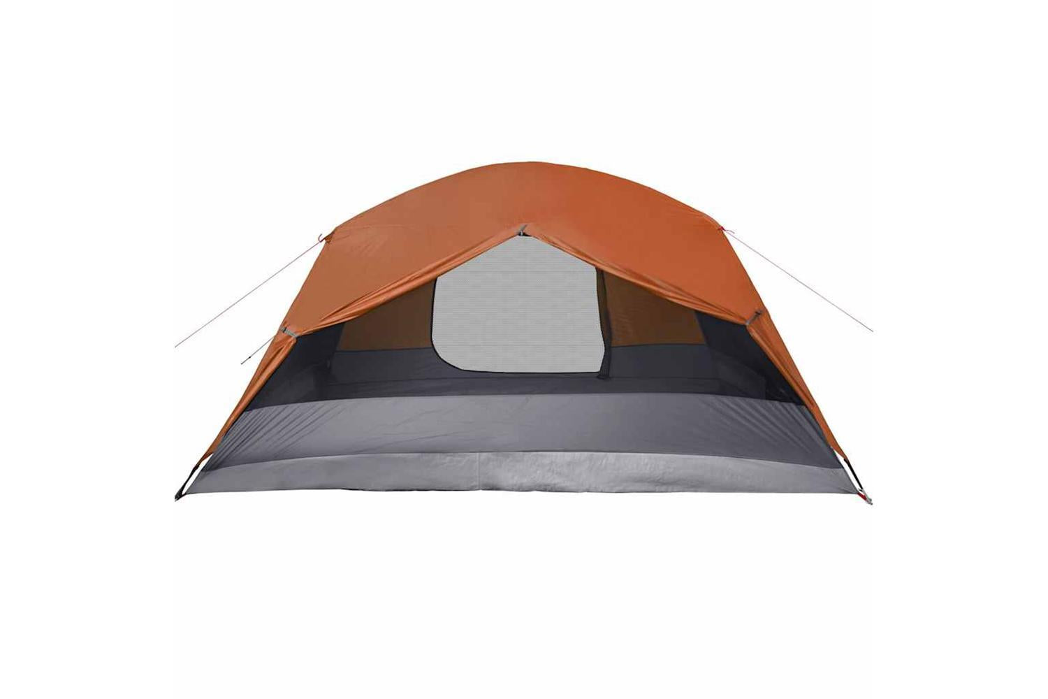 Vidaxl Family Tent With Porch 6-person Grey And Orange Waterproof-9