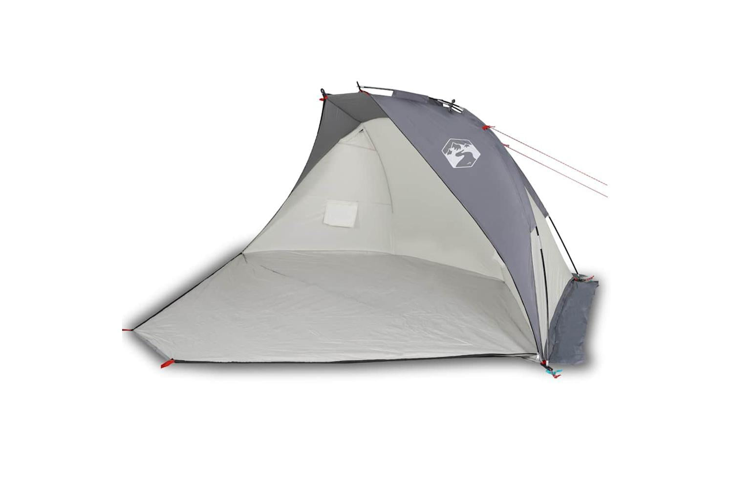 Vidaxl Beach Tent Grey 268x223x125 Cm 185t Polyester-2