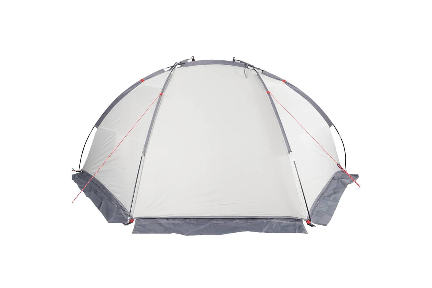 Vidaxl Beach Tent Grey 268x223x125 Cm 185t Polyester-9