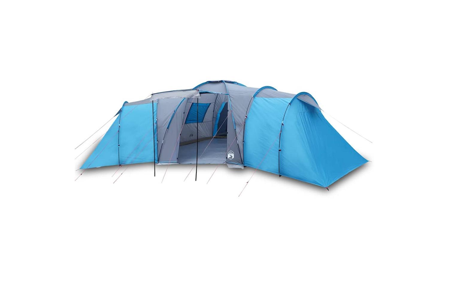 Vidaxl Family Tent Dome 12-person Blue Waterproof-2