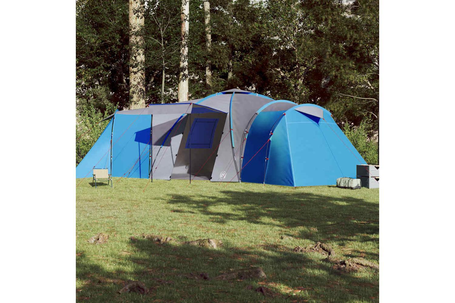 Vidaxl Family Tent Dome 12-person Blue Waterproof-3