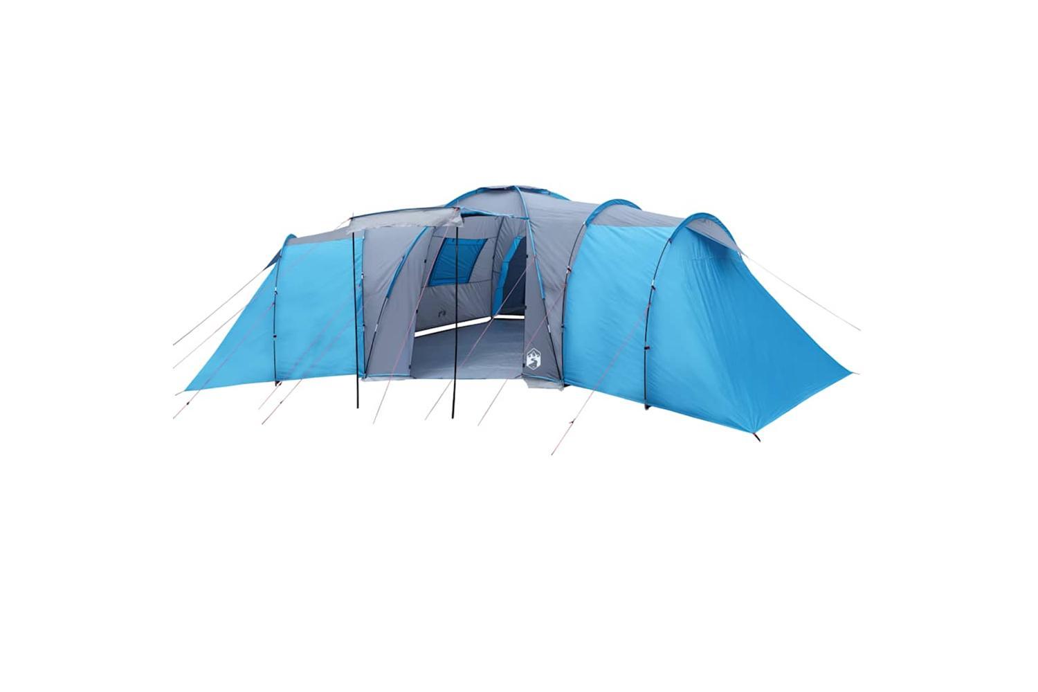Vidaxl Family Tent Dome 12-person Blue Waterproof-4