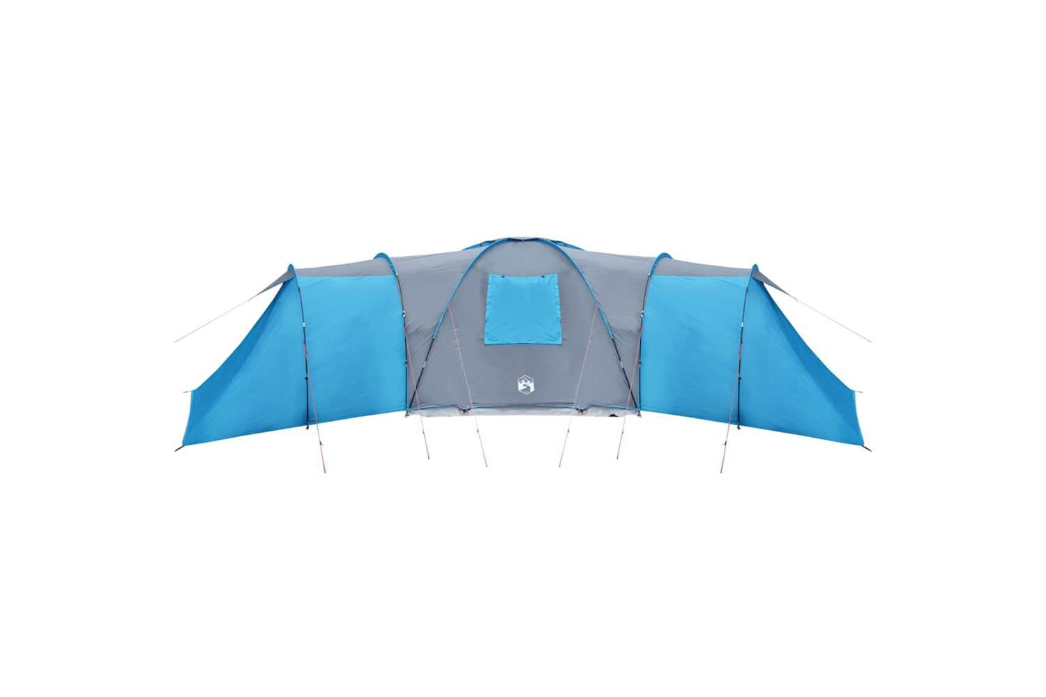 Vidaxl Family Tent Dome 12-person Blue Waterproof-10