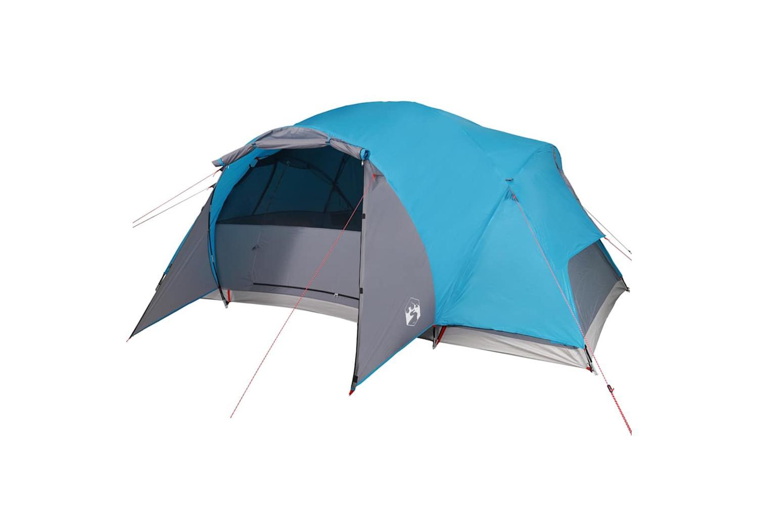 Vidaxl Family Tent Crossvent 8-person Blue Waterproof-4