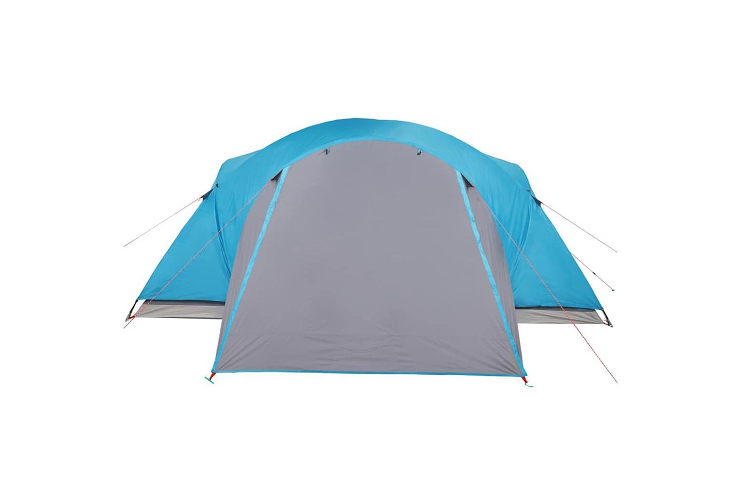 Vidaxl Family Tent Crossvent 8-person Blue Waterproof-7