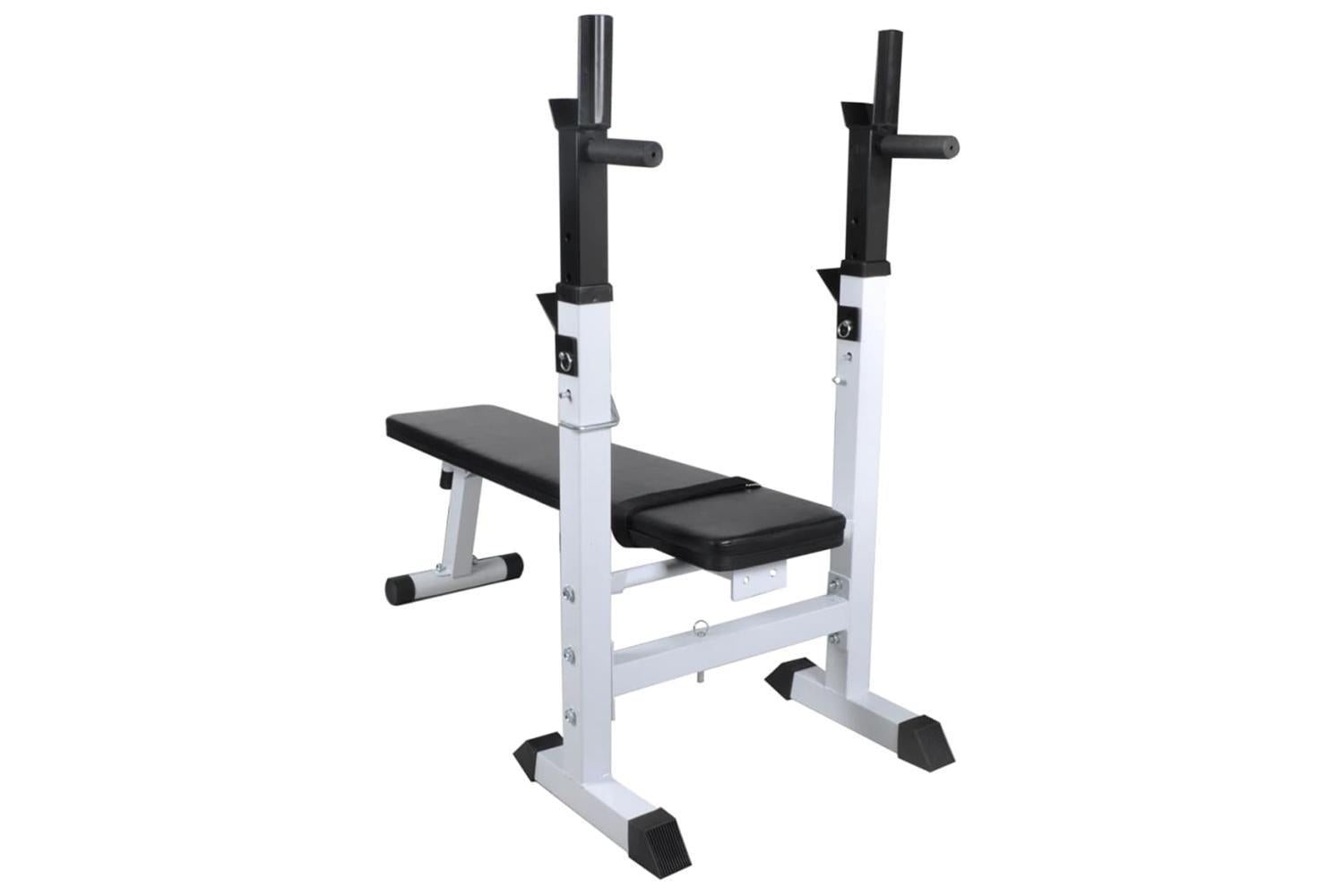 Vidaxl Workout Bench With Weight Rack, Barbell And Dumbbell Set 30.5kg-4