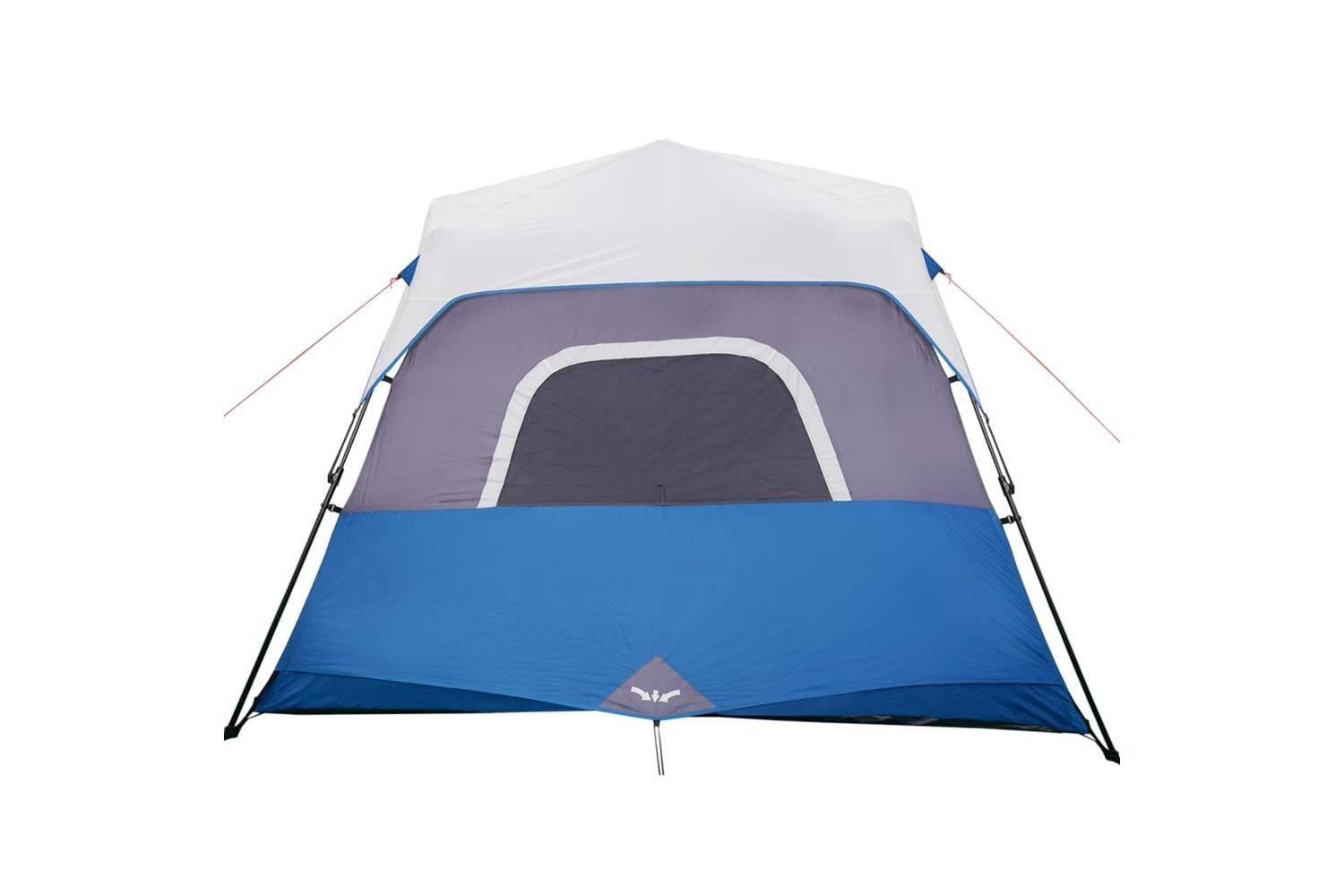 Vidaxl Family Tent With Led 6-person Light Blue Quick Release-8
