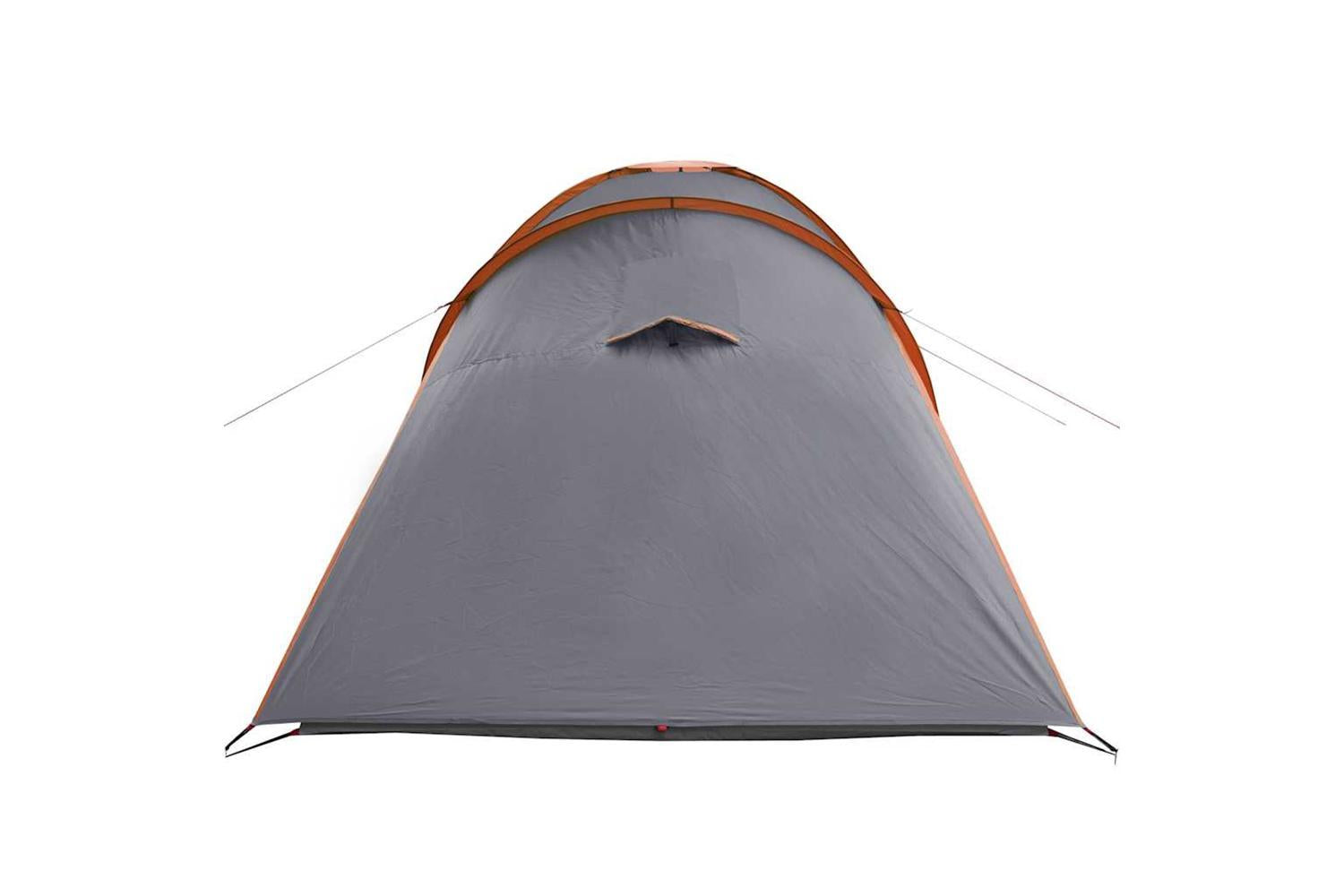 Vidaxl Family Tent Dome 6-person Grey And Orange Waterproof-9