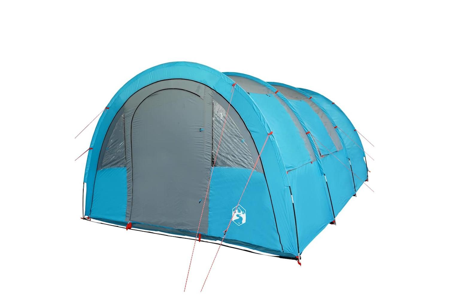 Vidaxl Camping Tent Tunnel 4-person Blue Waterproof-4