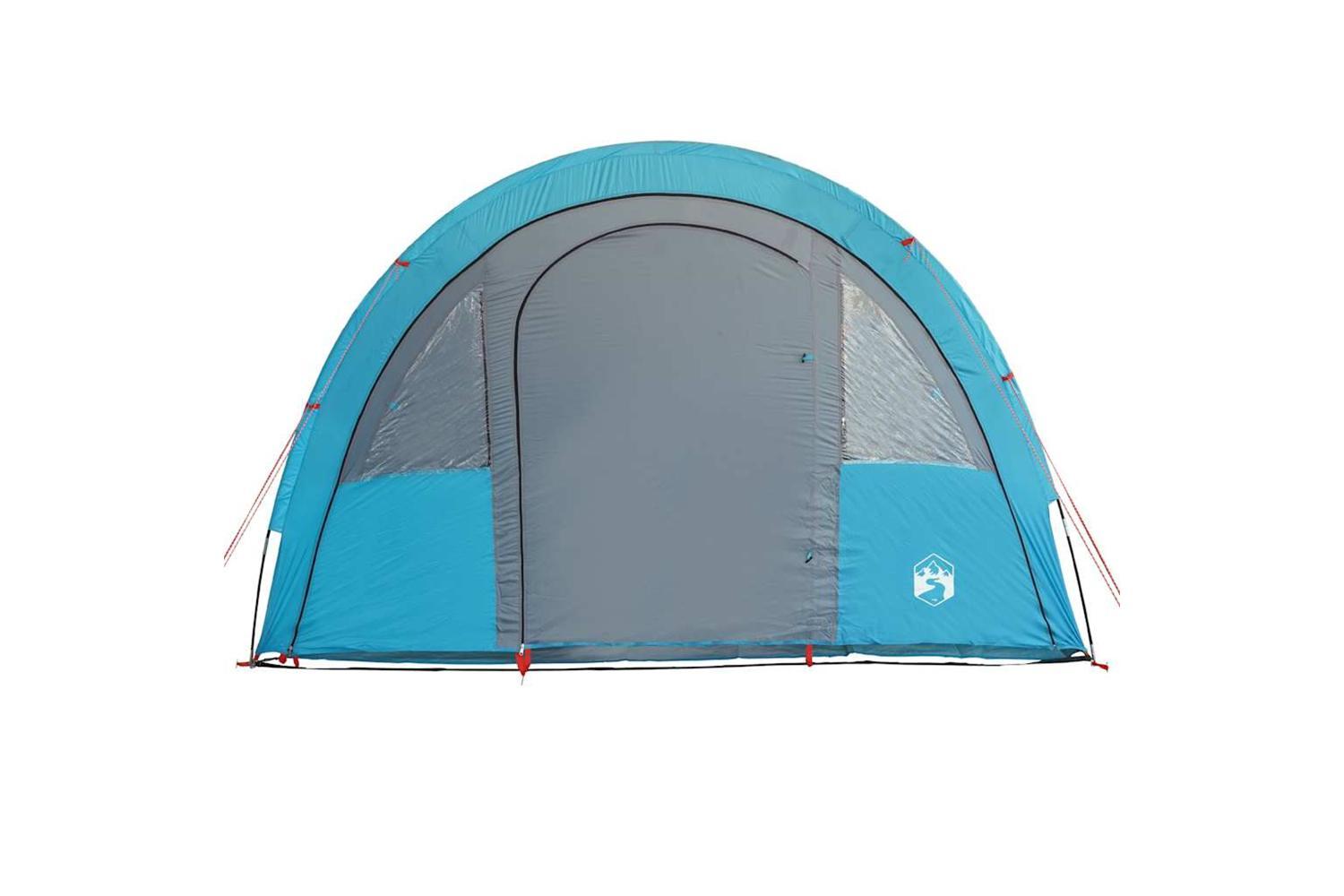 Vidaxl Camping Tent Tunnel 4-person Blue Waterproof-6