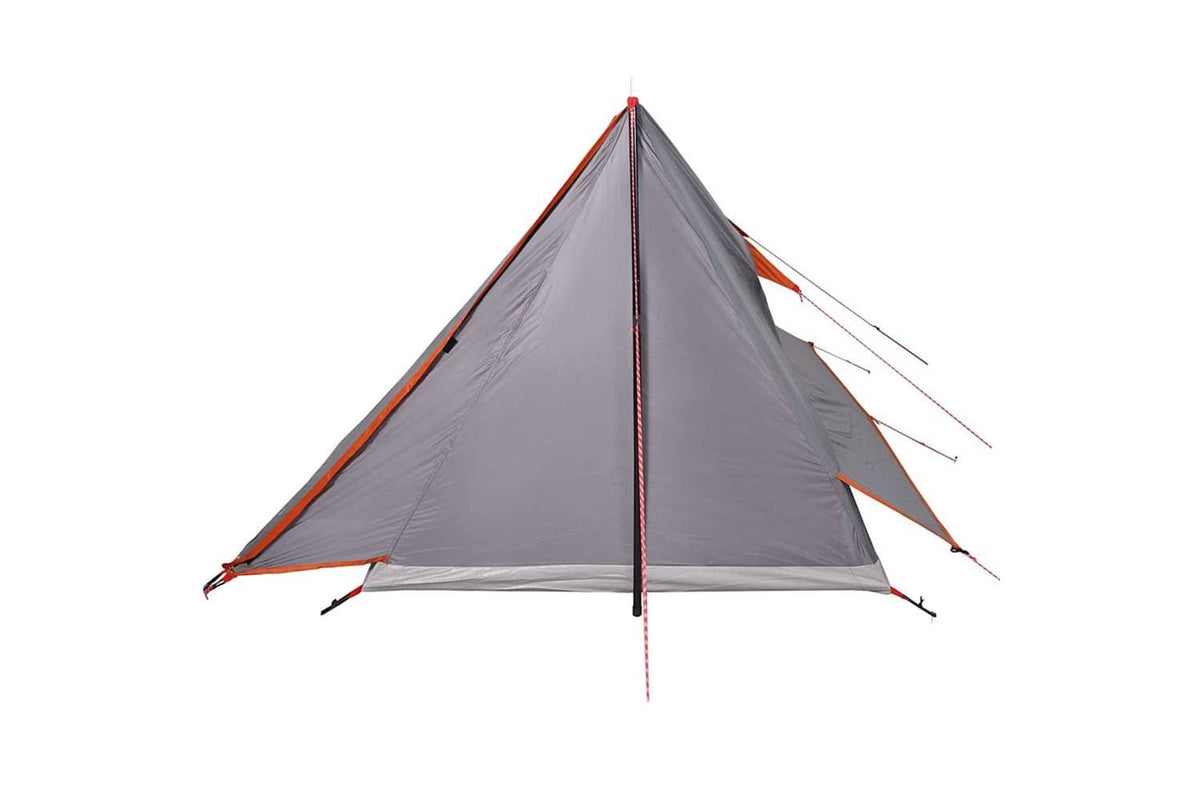 Vidaxl Camping Tent 2-person Grey And Orange Waterproof-6