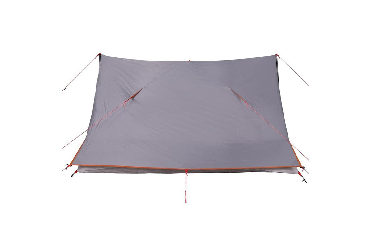 Vidaxl Camping Tent 2-person Grey And Orange Waterproof-7