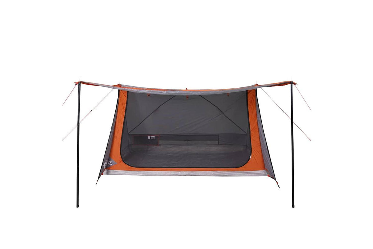 Vidaxl Camping Tent 2-person Grey And Orange Waterproof-9