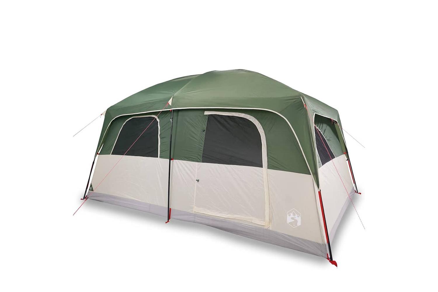 Vidaxl Family Tent Cabin 8-person Green Waterproof-2