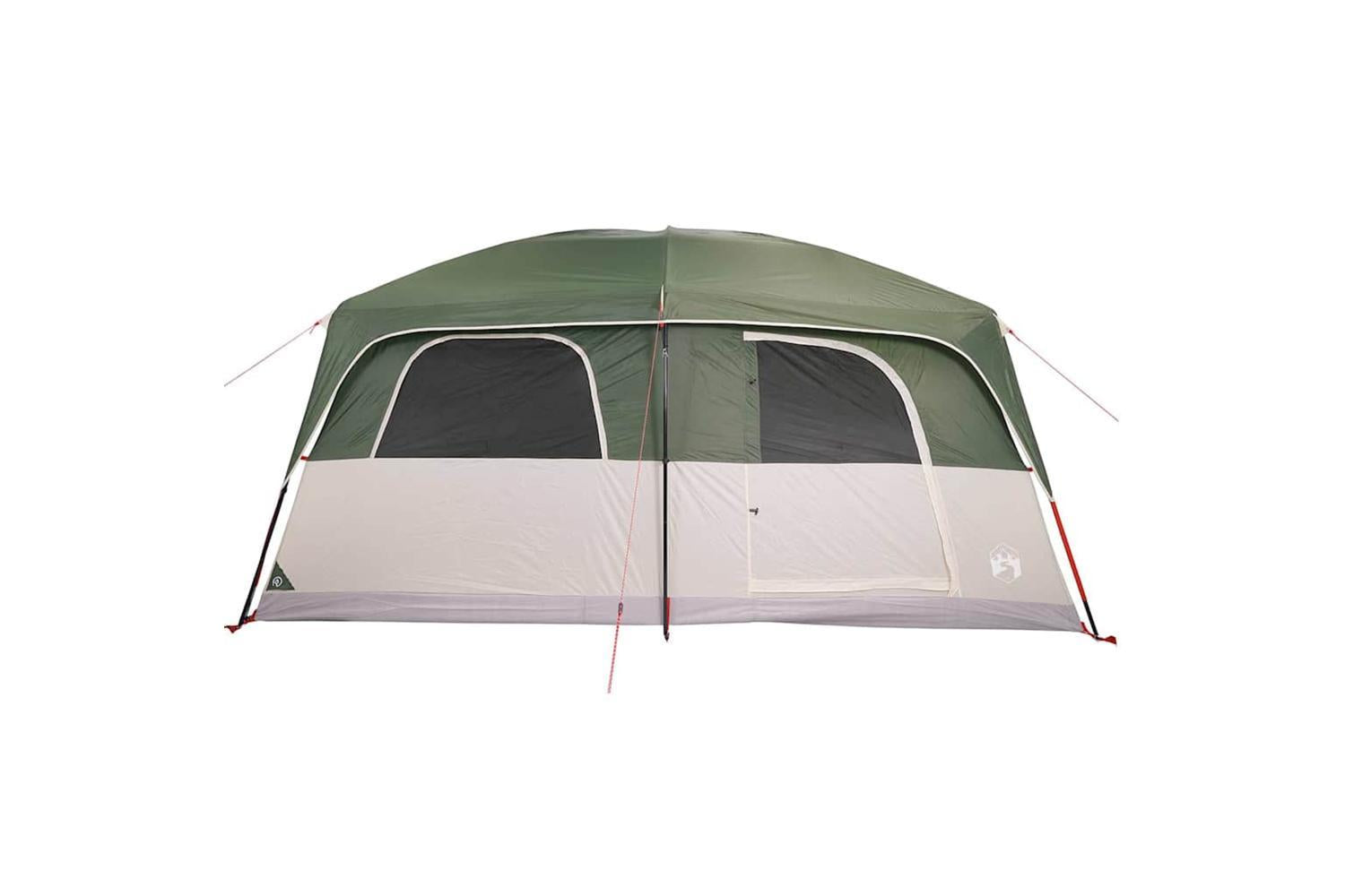 Vidaxl Family Tent Cabin 8-person Green Waterproof-6