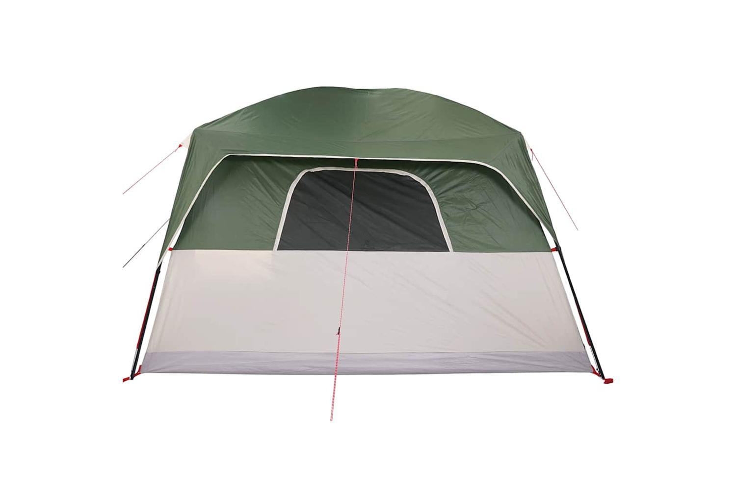 Vidaxl Family Tent Cabin 8-person Green Waterproof-8