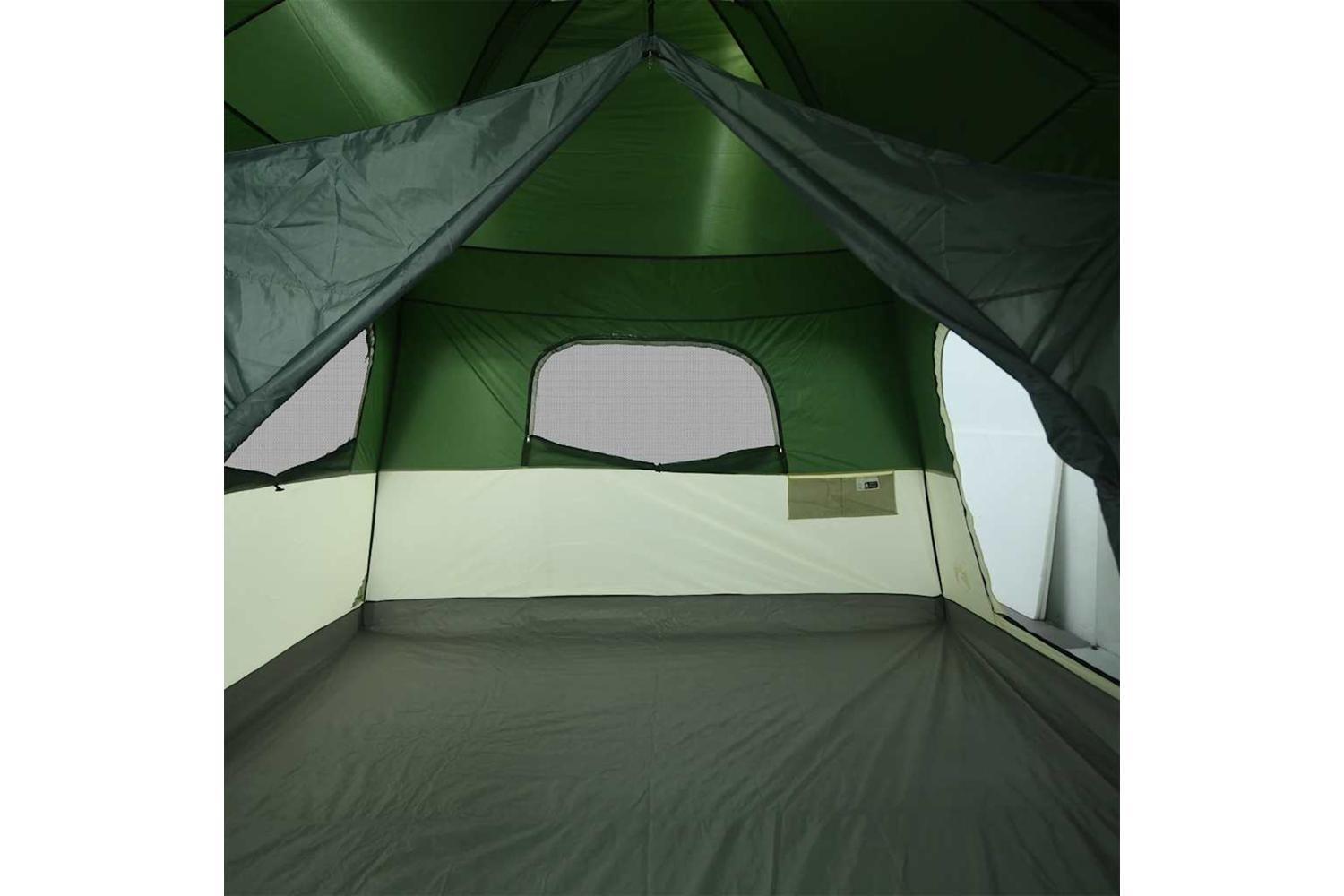 Vidaxl Family Tent Cabin 8-person Green Waterproof-10