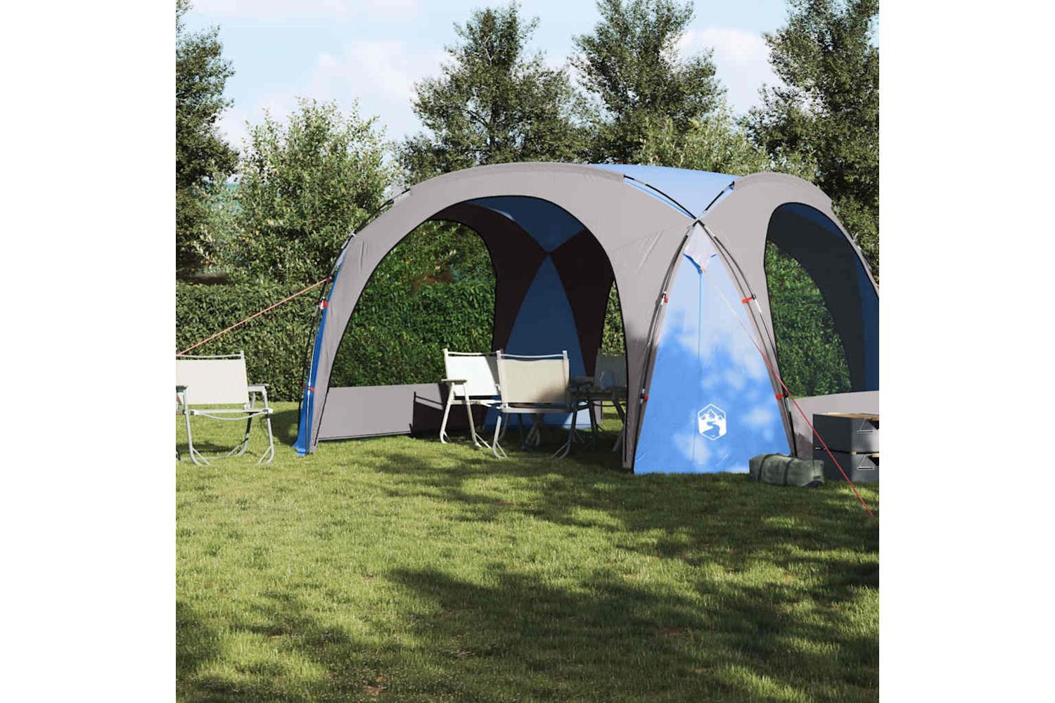Vidaxl Party Tent Blue Waterproof-3