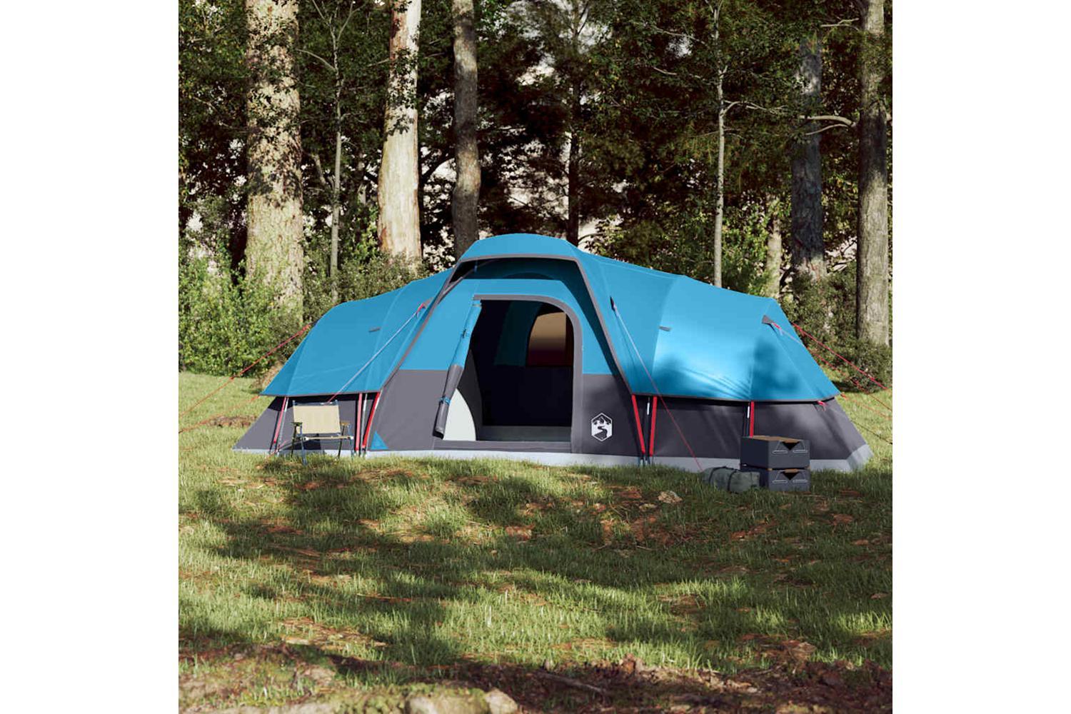 Vidaxl Family Tent Dome 11-person Blue Waterproof-3