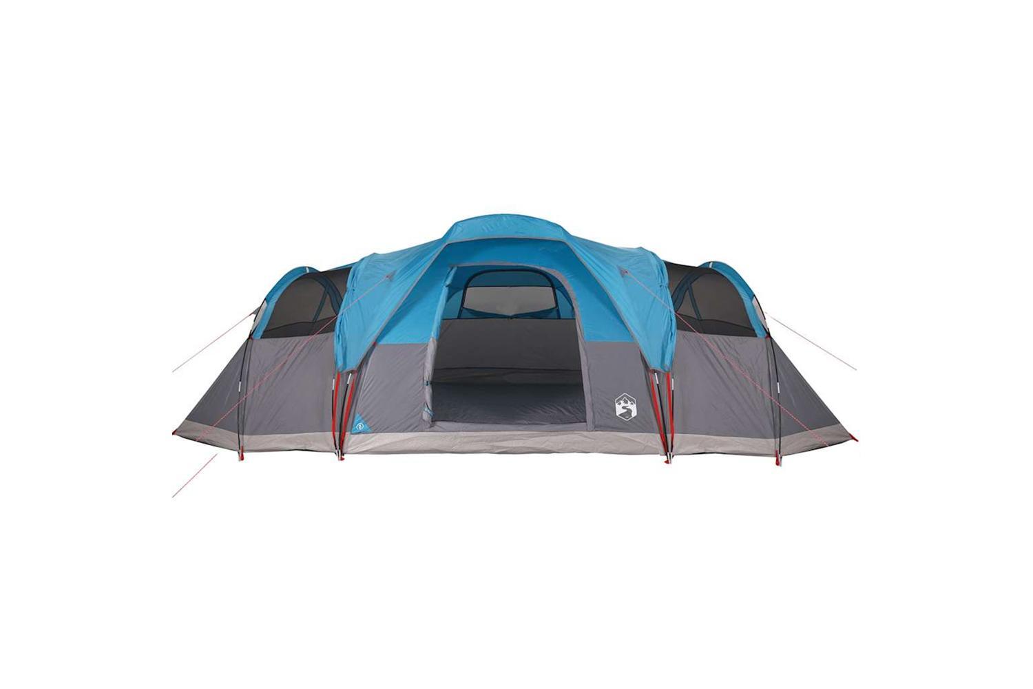 Vidaxl Family Tent Dome 11-person Blue Waterproof-7