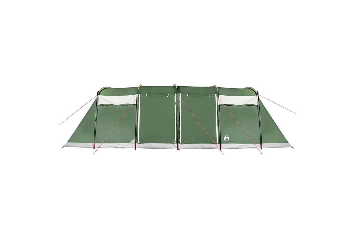 Vidaxl Family Tent Tunnel 8-person Green Waterproof-6