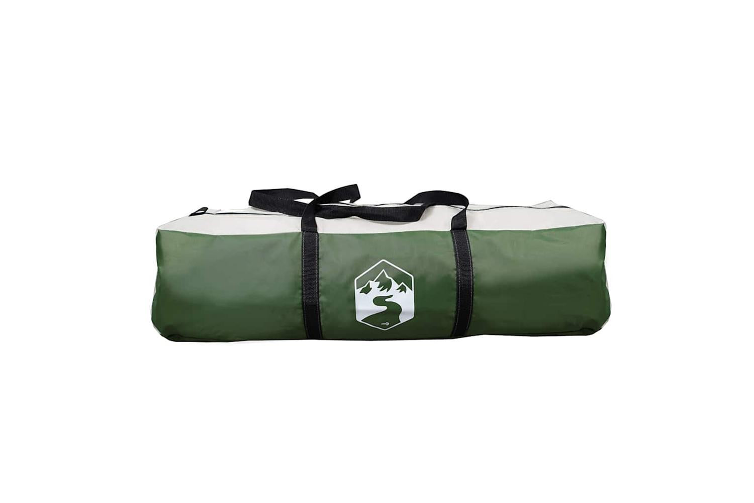 Vidaxl Camping Tent Tunnel 4-person Green Waterproof-8
