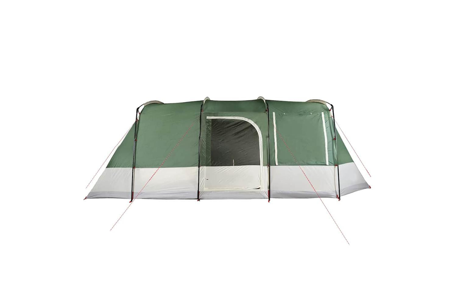 Vidaxl Camping Tent Tunnel 4-person Green Waterproof-10