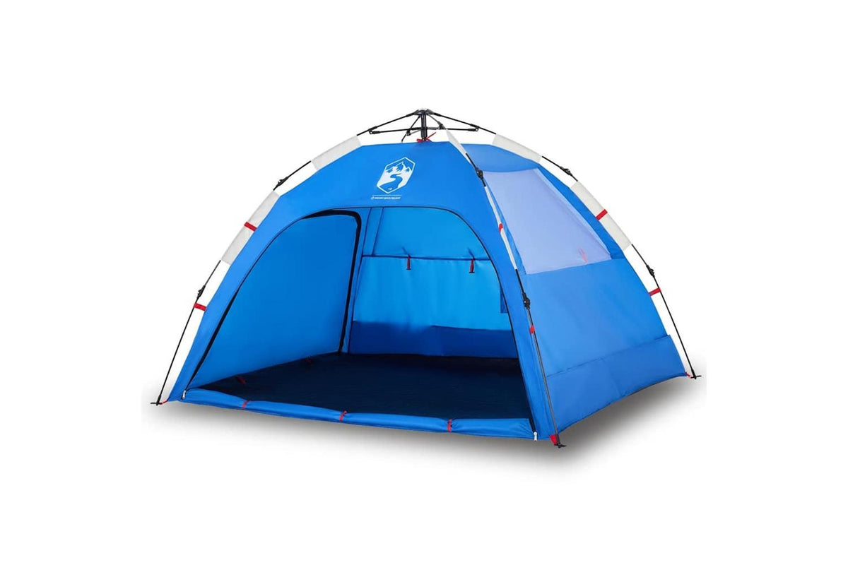 Vidaxl Beach Tent 2-person Azure Blue Quick Release Waterproof
