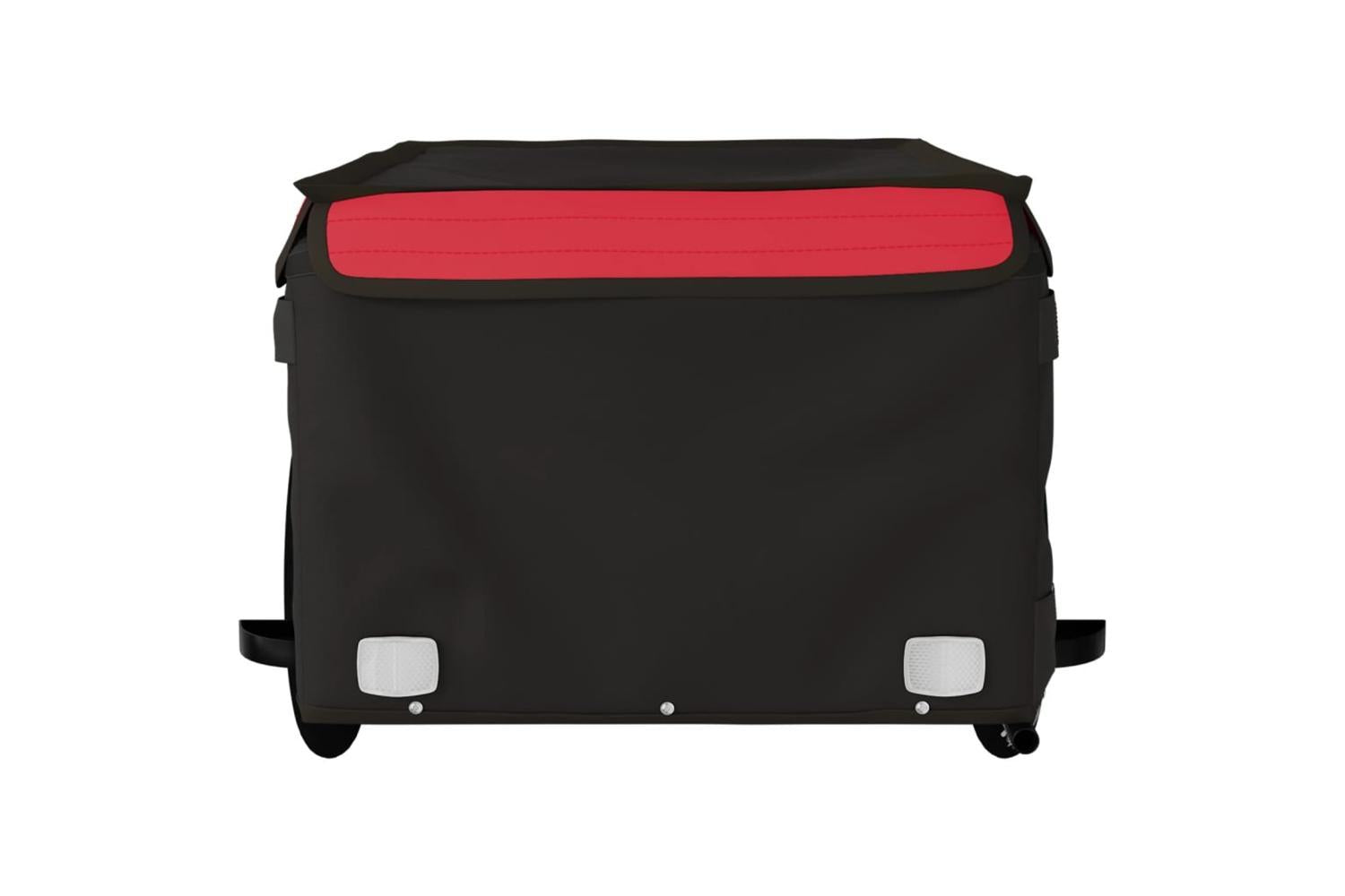 Vidaxl Bike Trailer Black And Red 45 Kg Iron-5