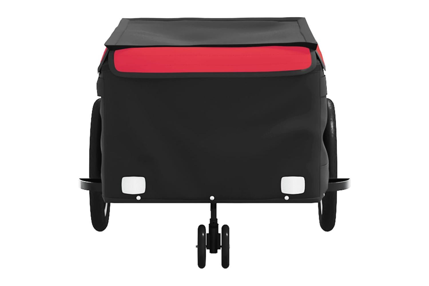 Vidaxl Bike Trailer Black And Red 45 Kg Iron-5