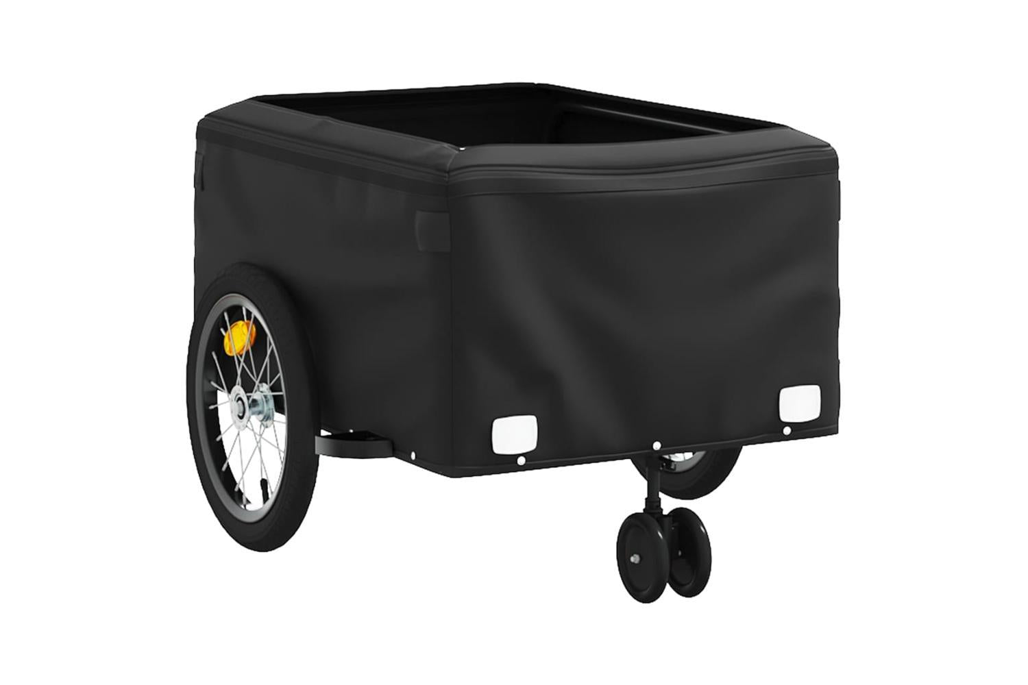 Vidaxl Bike Trailer Black And Red 45 Kg Iron-8