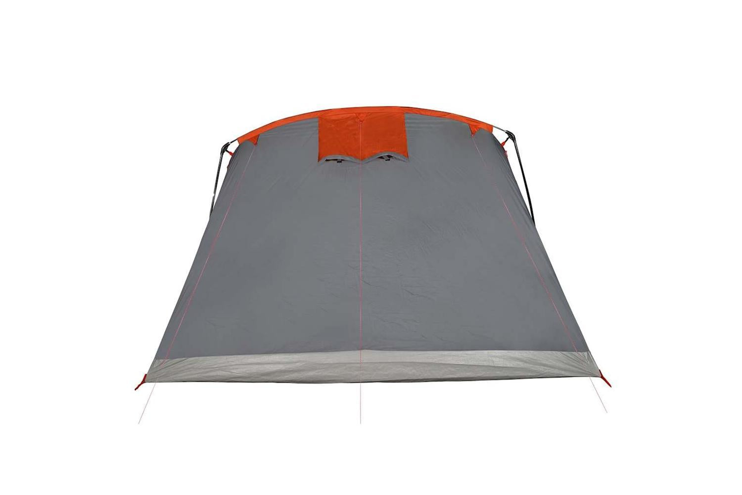 Vidaxl Family Tent Tunnel 10-person Grey And Orange Waterproof-8
