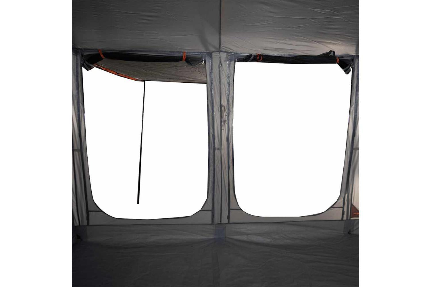 Vidaxl Family Tent Tunnel 10-person Grey And Orange Waterproof-10
