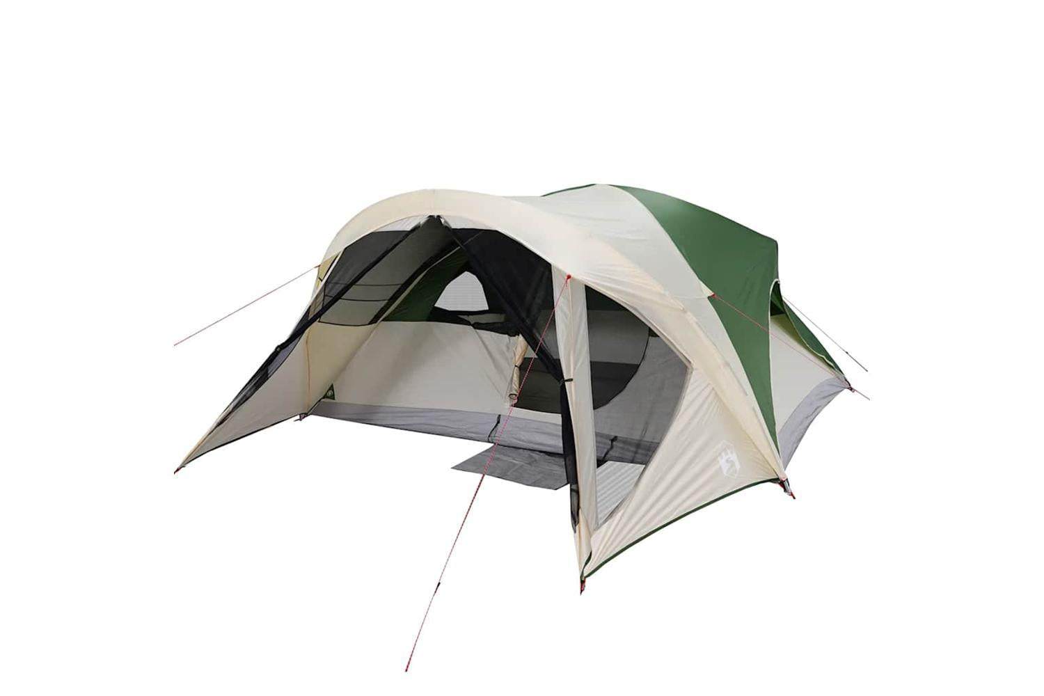 Vidaxl Family Tent Cabin 6-person Green Waterproof-2