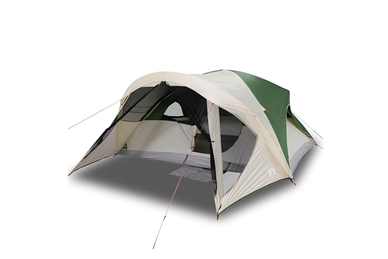 Vidaxl Family Tent Cabin 6-person Green Waterproof-4