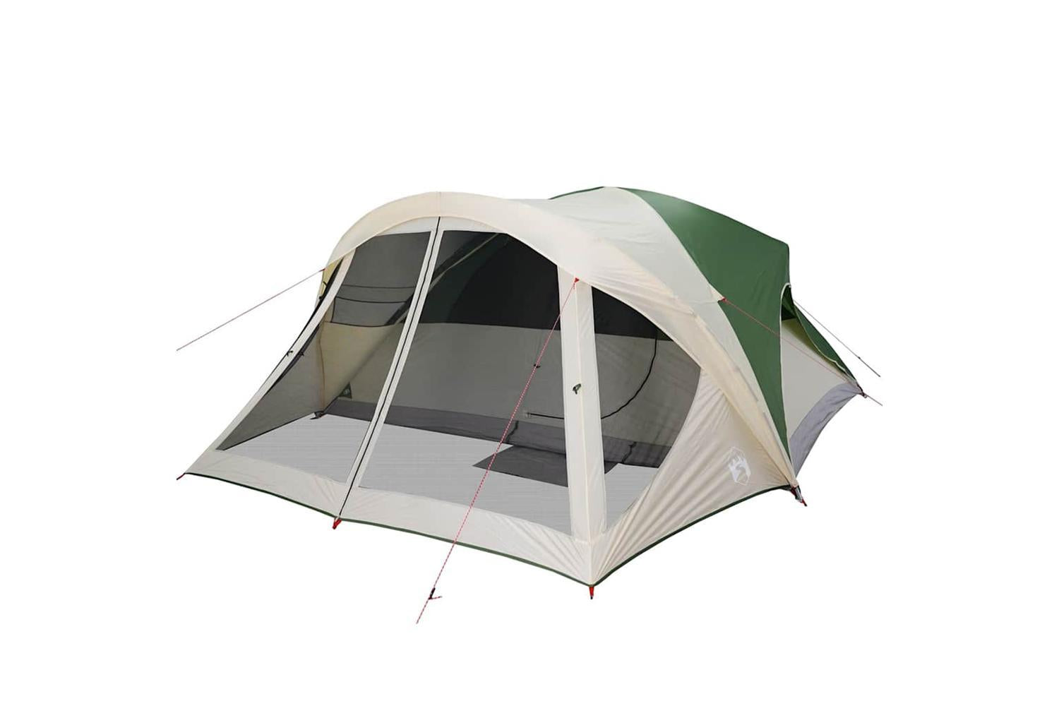 Vidaxl Family Tent Cabin 6-person Green Waterproof-5