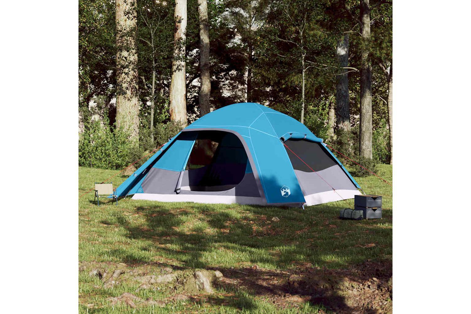 Vidaxl Family Tent Dome 6-person Blue Waterproof-3