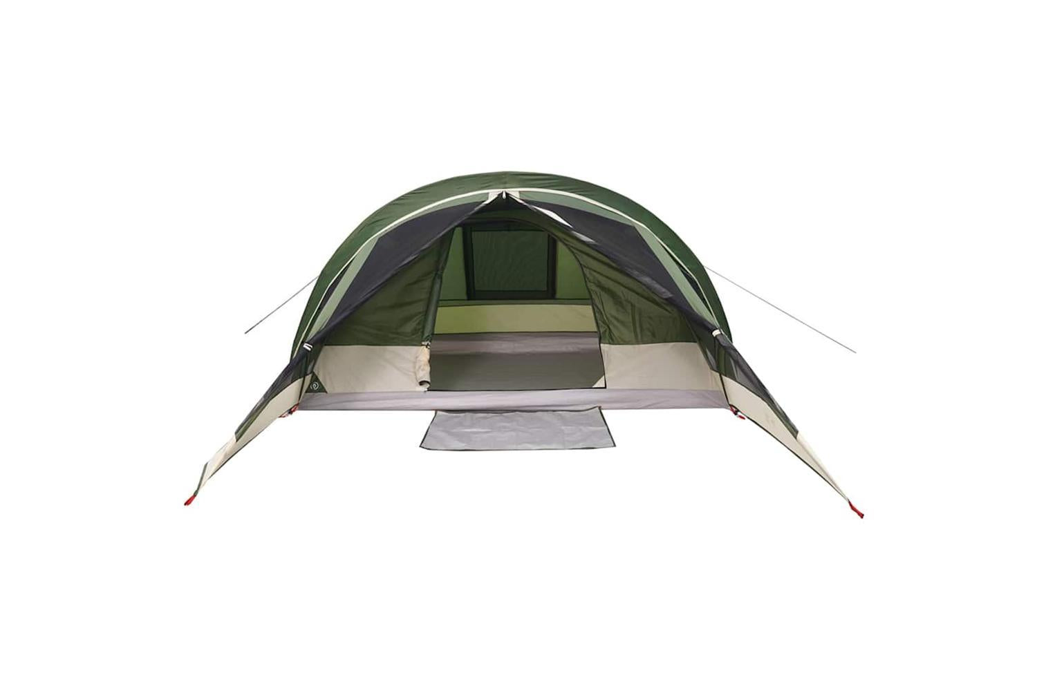 Vidaxl Camping Tent Cabin 4-person Green Waterproof-6