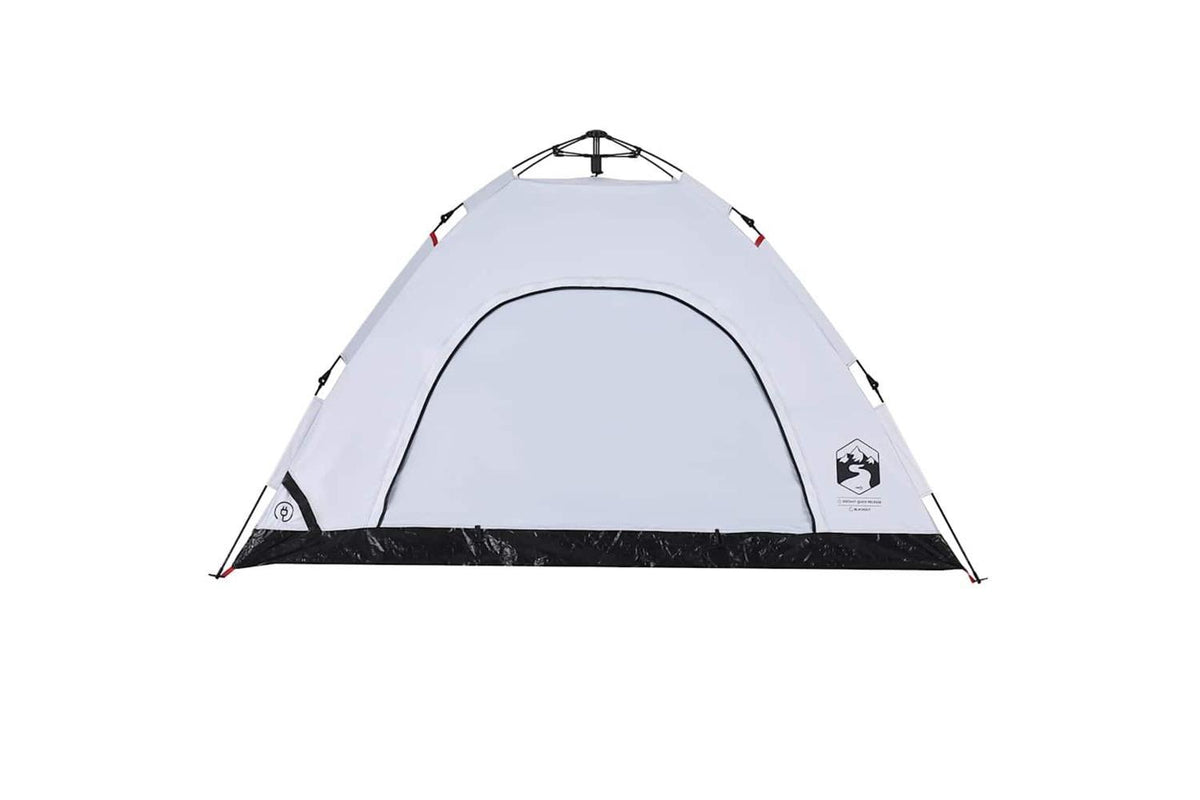 Vidaxl Camping Tent 4-person White Blackout Fabric Quick Release-7