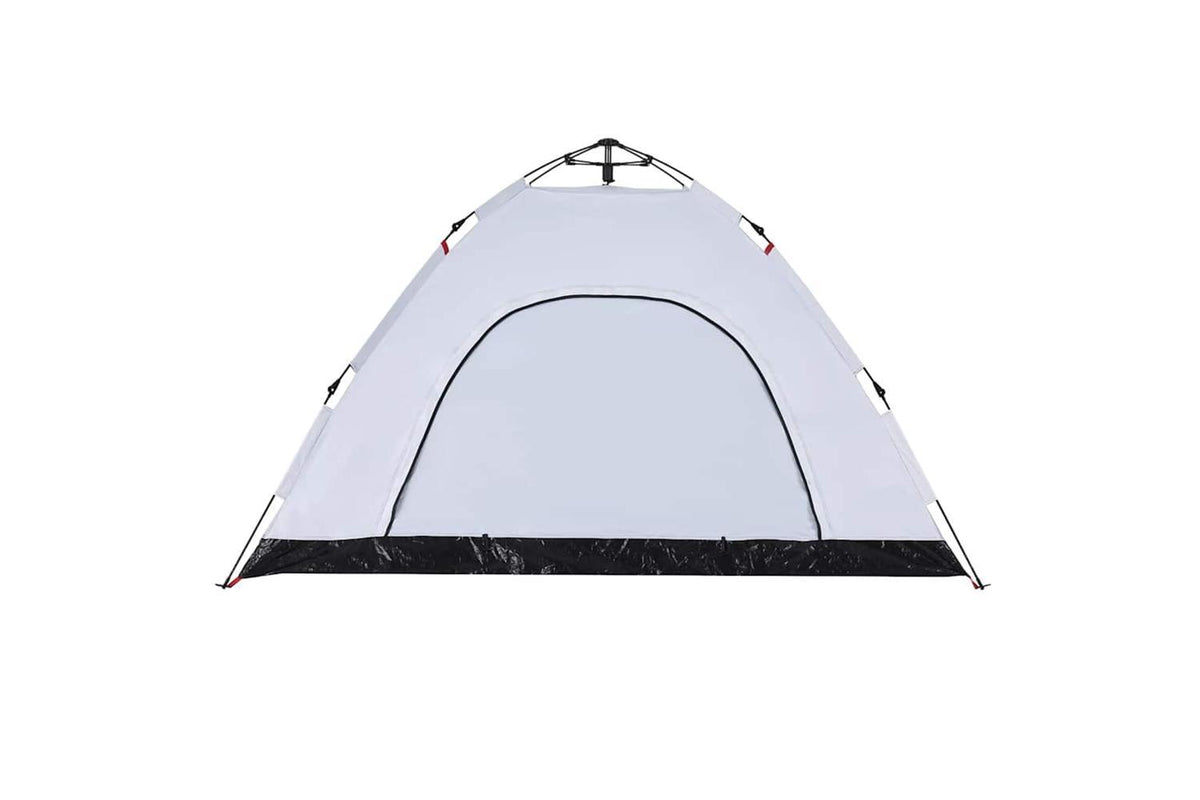 Vidaxl Camping Tent 4-person White Blackout Fabric Quick Release-9