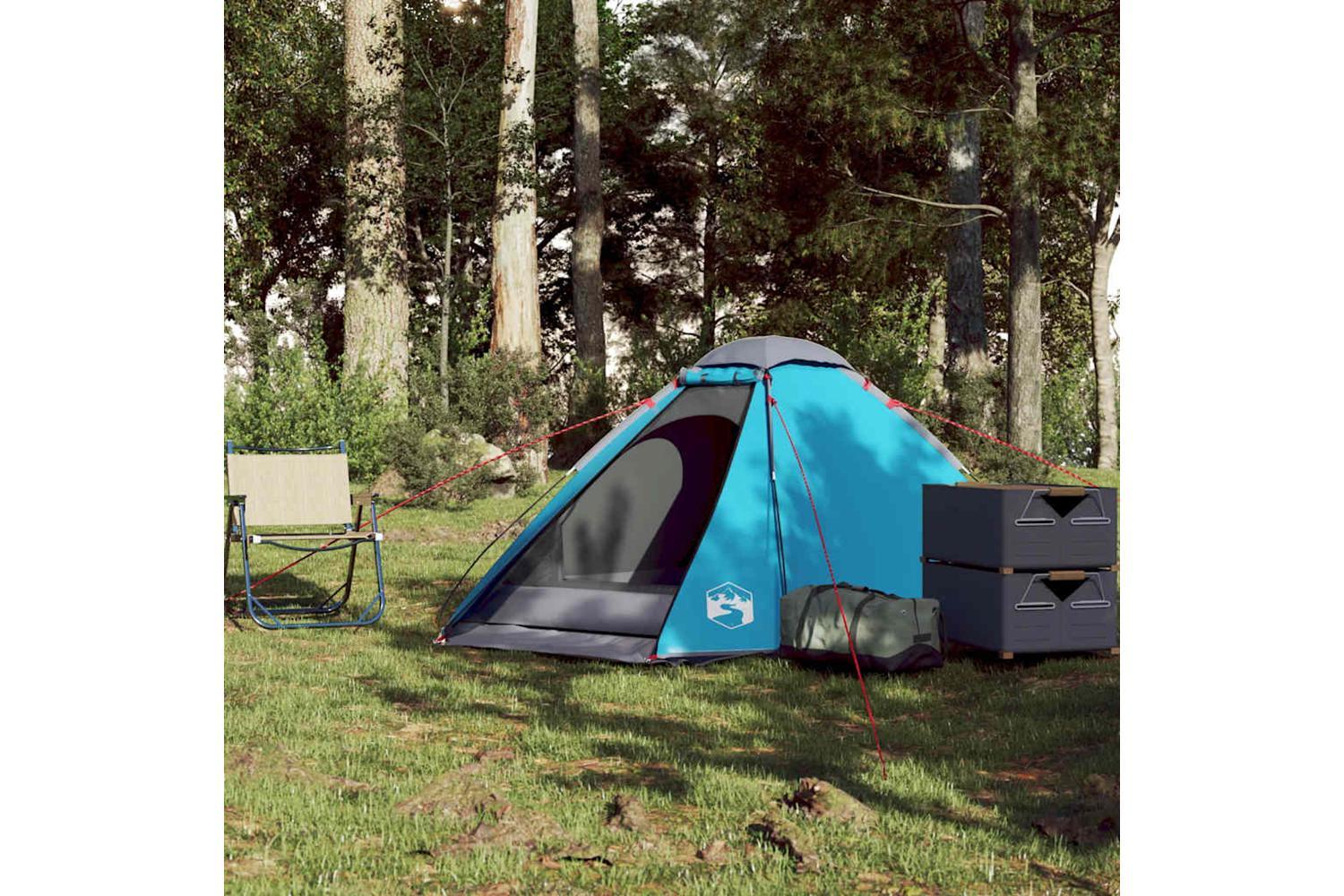 Vidaxl Camping Tent Dome 2-person Blue Waterproof-4