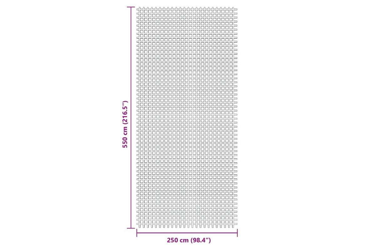 Vidaxl Tent Carpet Anthracite 5.5x2.5 M-7