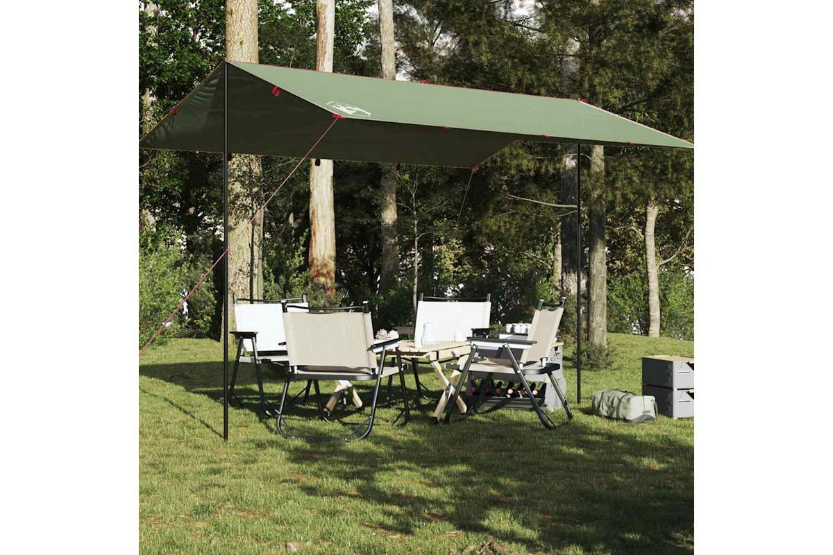Vidaxl Camping Tarp Green 400x294 Cm Waterproof-3